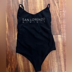 San Lorenzo Elegant Black Swimsuit